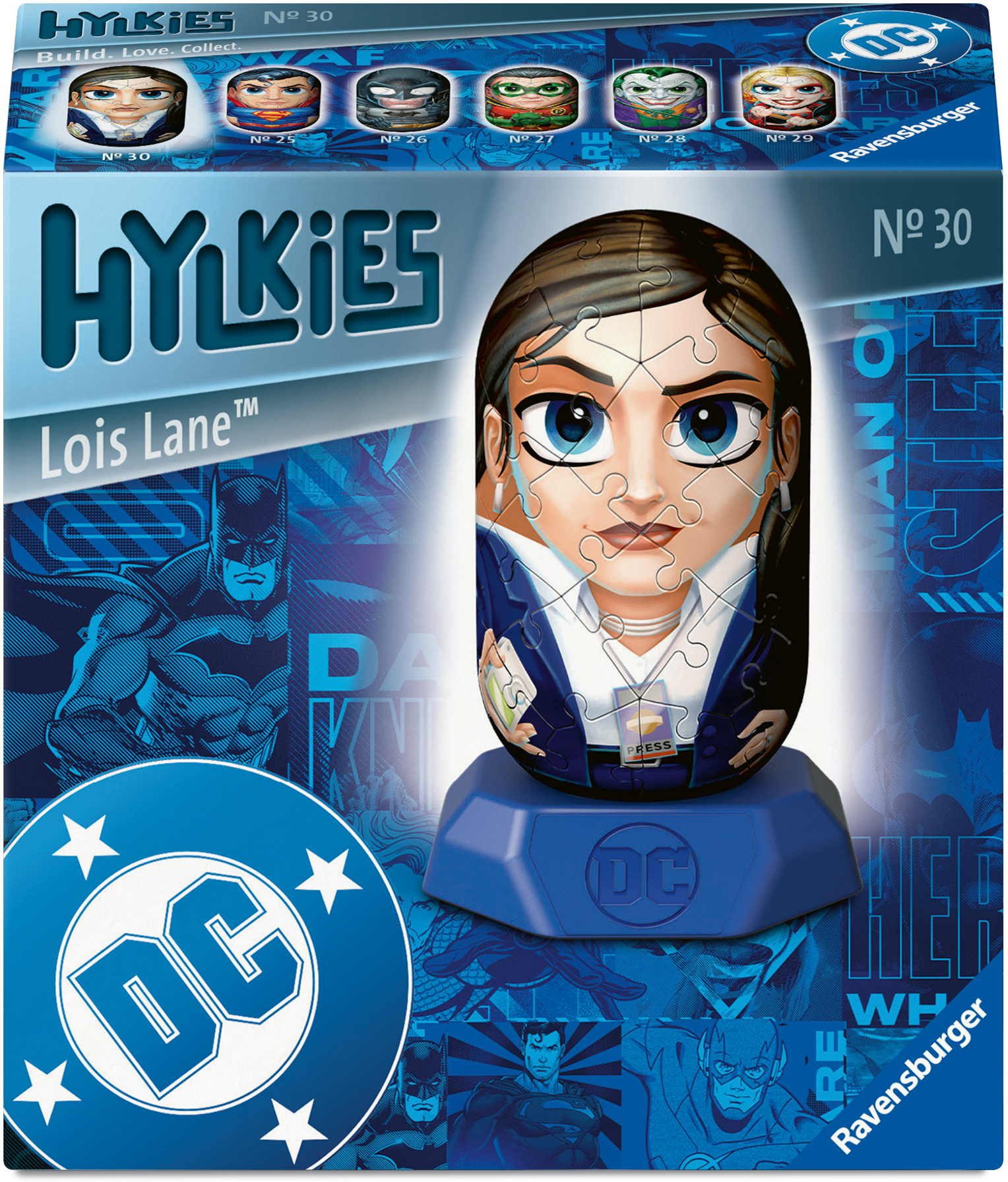 Ravensburger 3D-Puzzle 54 Teile 3D Puzzle Hylkies Universe Lois Lane Sammelfigur 12008017, Puzzleteile