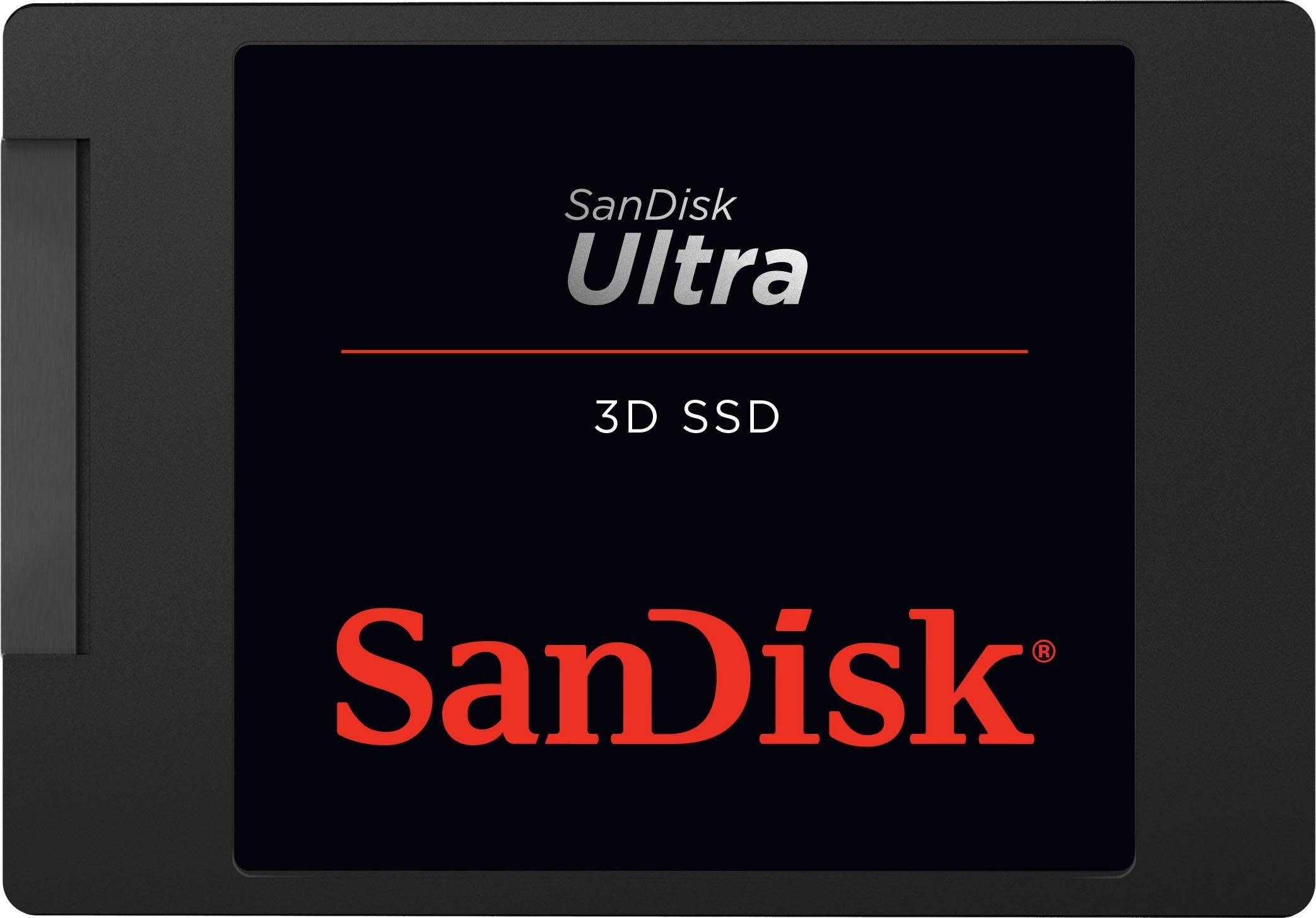 Sandisk Ultra 3D interne SSD (4 TB) 2,5" 550 MB/S Lesegeschwindigkeit, 525 MB/S Schreibgeschwindigkeit