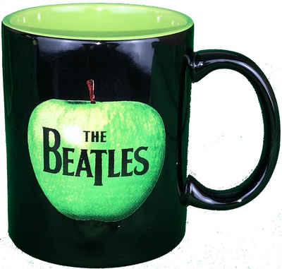 The Beatles Becher »Beatles Tasse/Mug "Apple", Schwarz«, Keramik, 300 ml