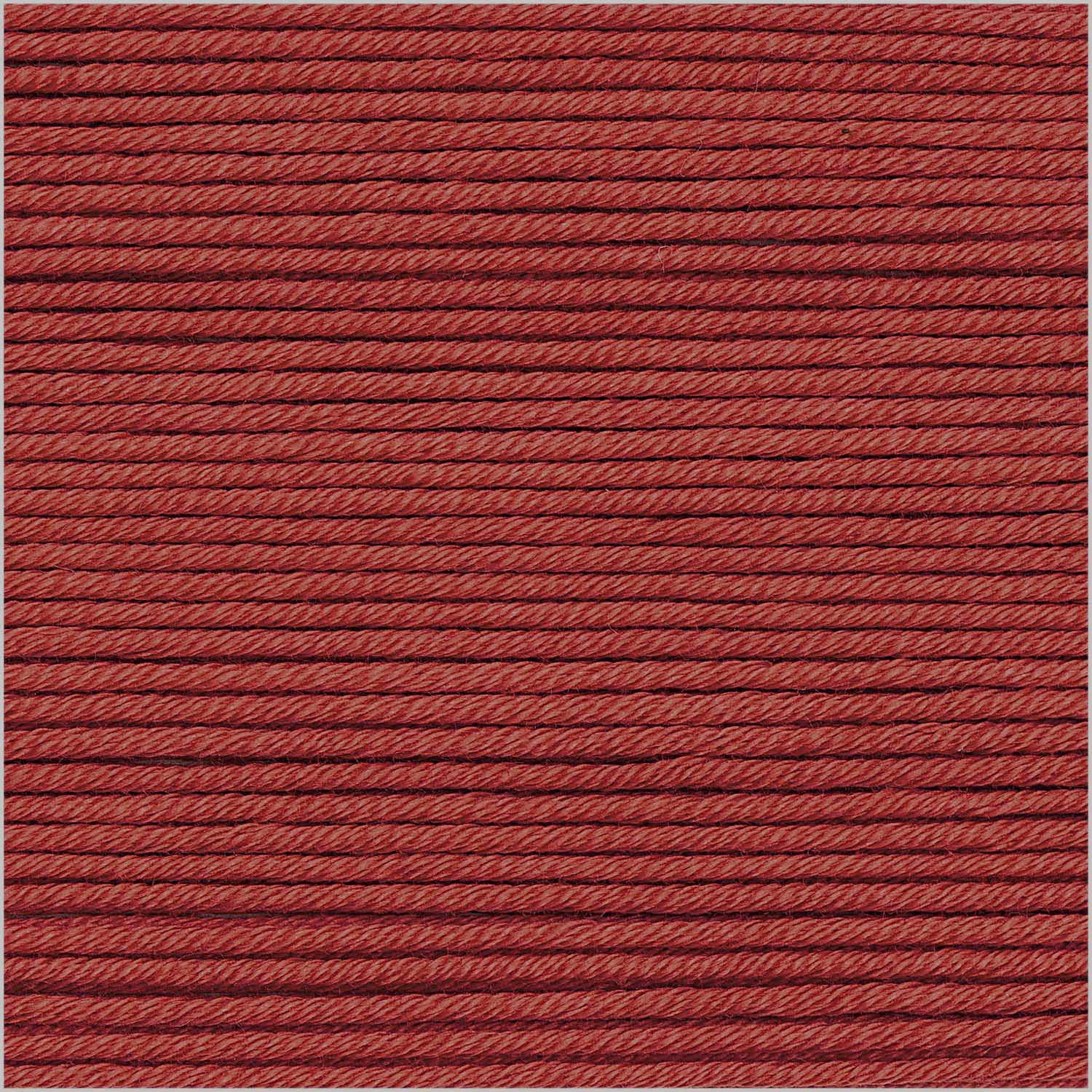 Rico Design Rico Design Essentials Cotton dk Wolle 50g Farbe 77 Dunkelrot Häkelwolle