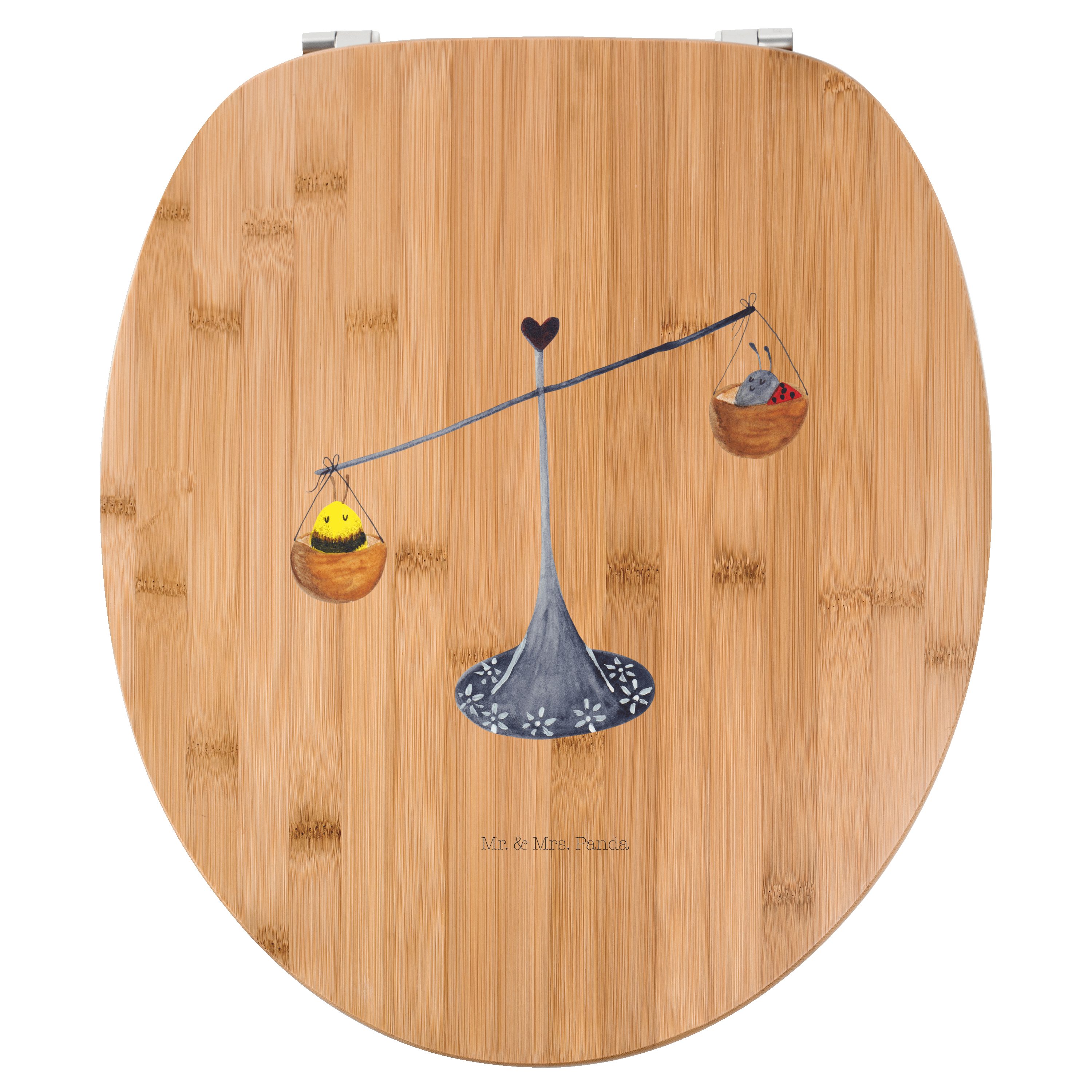 WC-Sitz Sternzeichen Waage - Transparent - Geschenk, Waage Sternzeichen, Klod