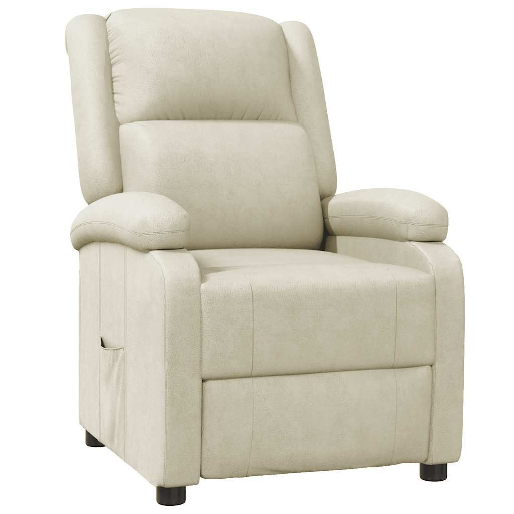 vidaXL Sessel Relaxsessel Weiß Kunstleder (1-St) günstig online kaufen