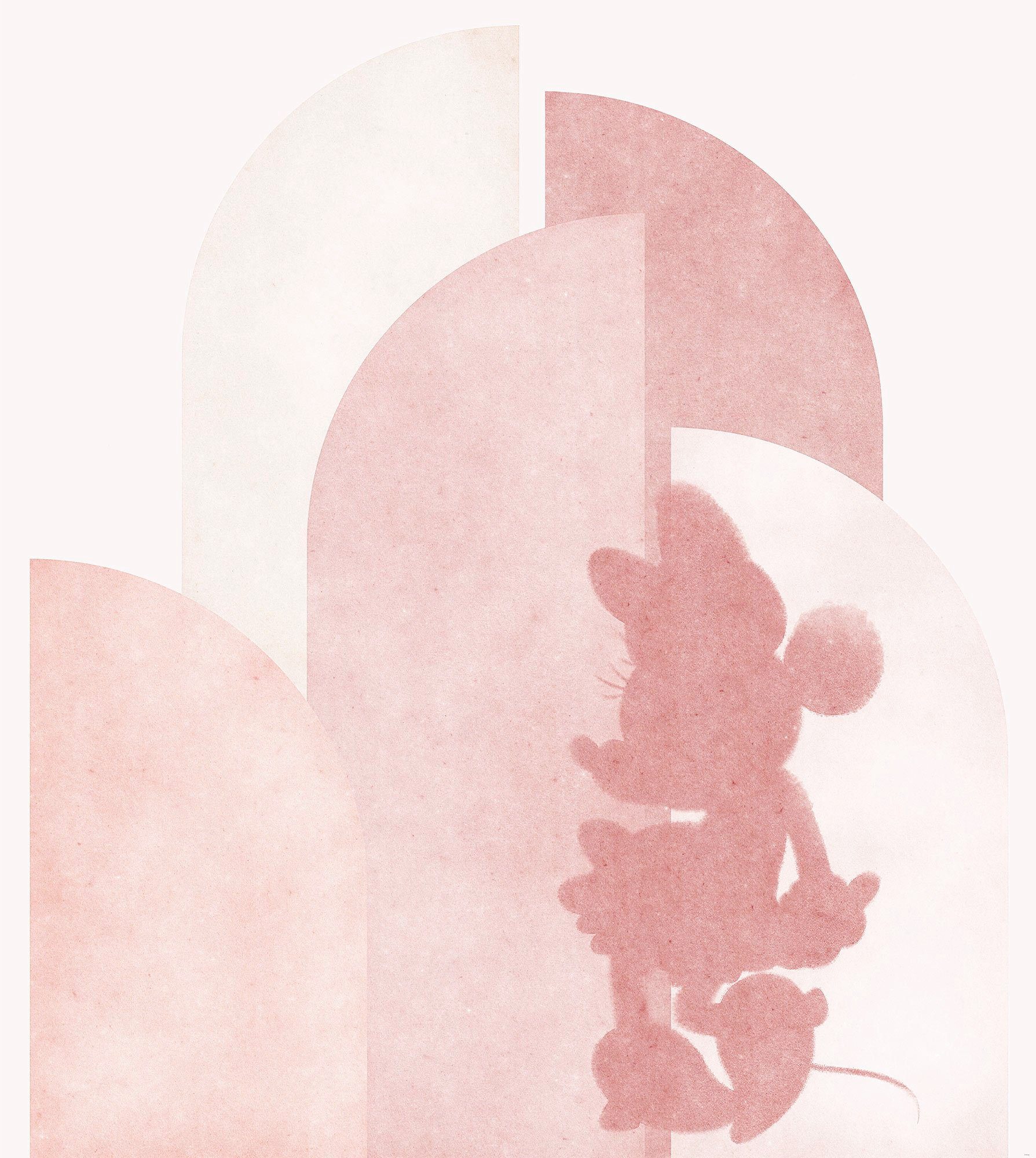 Komar Vliestapete Digitaldruck Vlies - Minnie Creative Aesthetic - Größe 250 x 280 cm, glatt, bedruckt, Kinderzimmer