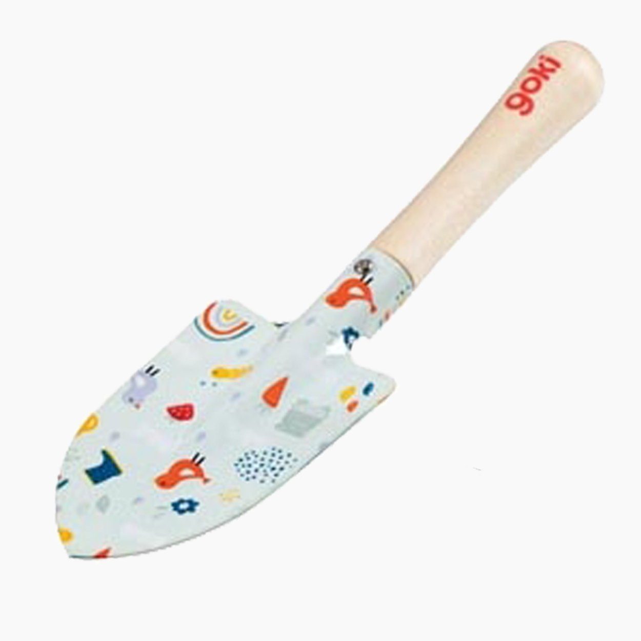 goki Spielzeug-Gartenset Gartengeräte-Set, Frühling, (packung, 3-tlg., set), Mit Holzgriff und ohne scharfe Kanten.