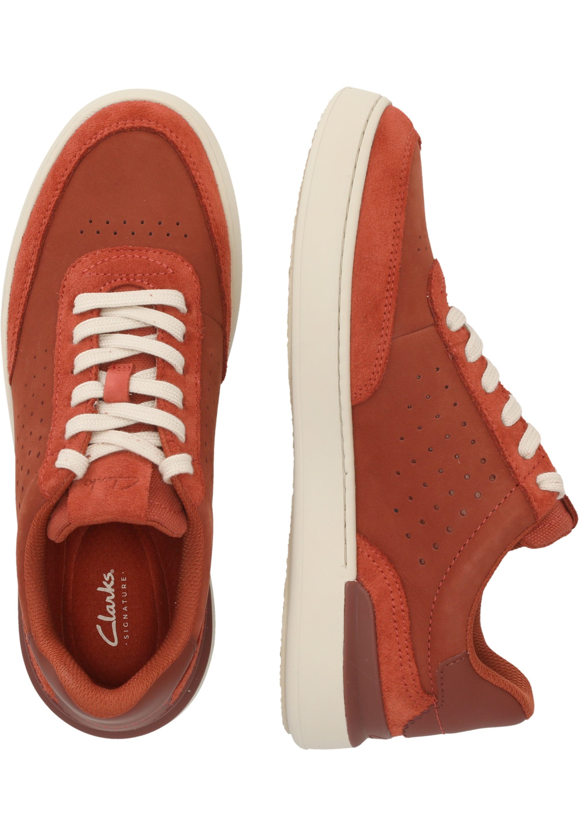 Clarks Courtlite Sneaker in retro-inspirierter Optik mit dämpfender Sohle – Bild 5 von 5
