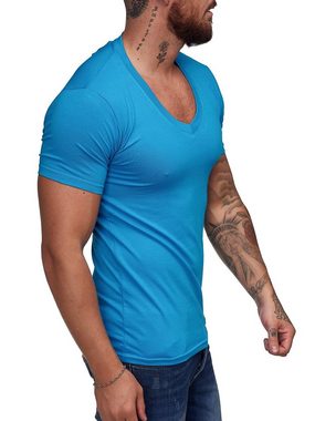 OneRedox T-Shirt BS500C (Shirt Polo Kurzarmshirt Tee, 1-tlg., im modischem Design) Fitness Freizeit Casual