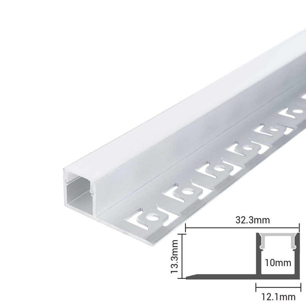 ENERGMiX LED-Stripe-Profil 2 Meter Alu Profile günstig online kaufen