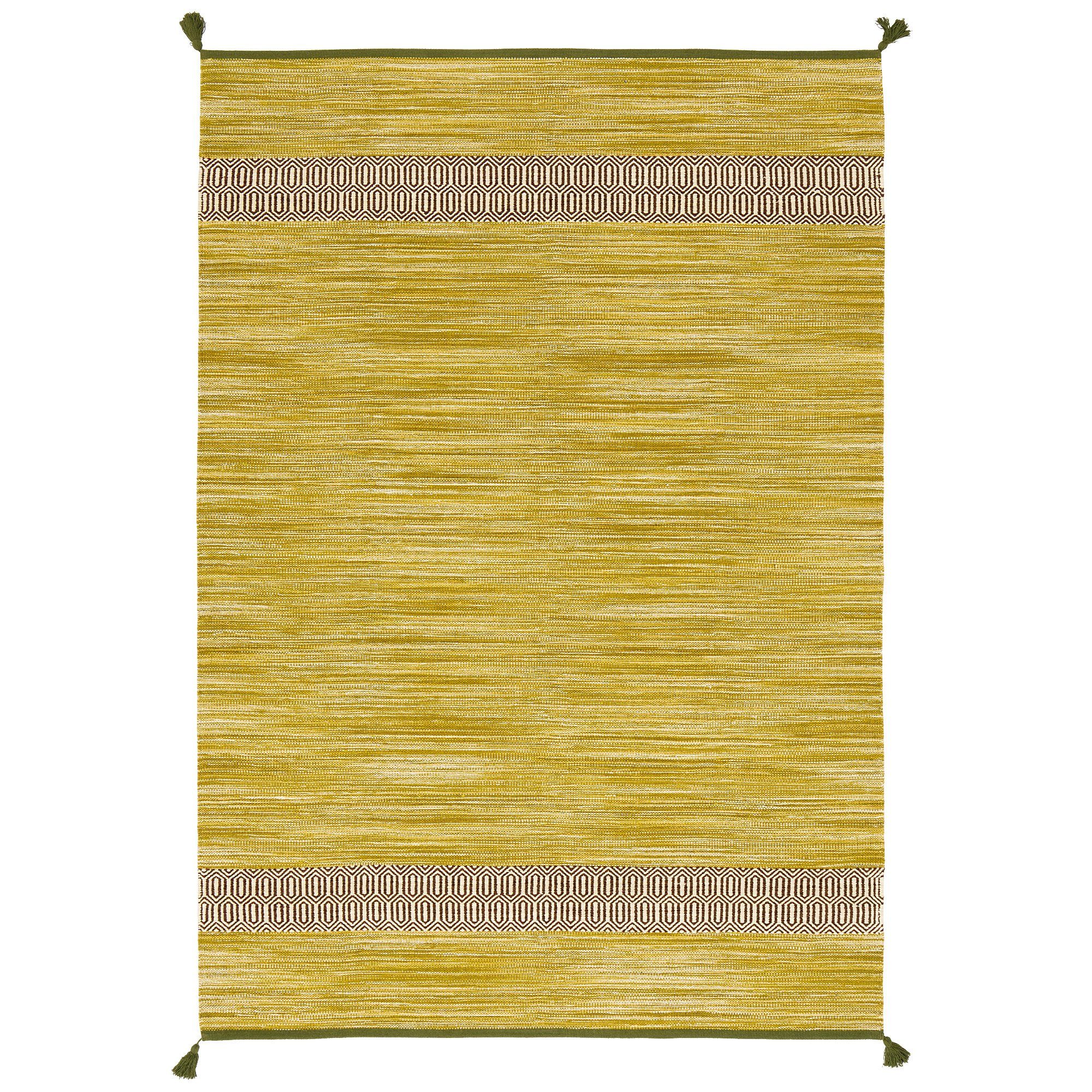 Pergamon Wollteppich Natur Baumwolle Teppich Kelim Toskana, Rechteckig, Höh günstig online kaufen