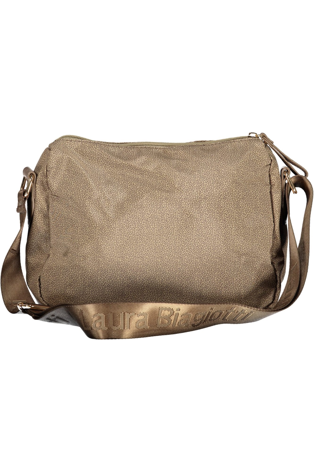 Laura Biagiotti Umhängetasche, Elegante Damen Handtasche Beige mit verstellbarem Schulterriemen