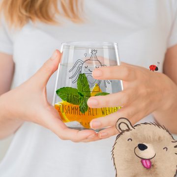 Mr. & Mrs. Panda Cocktailglas Spinne Agathe Brief - Transparent - Geschenk, Treuetest, Ich Liebe di, Premium Glas, Zauberhafte Gravuren