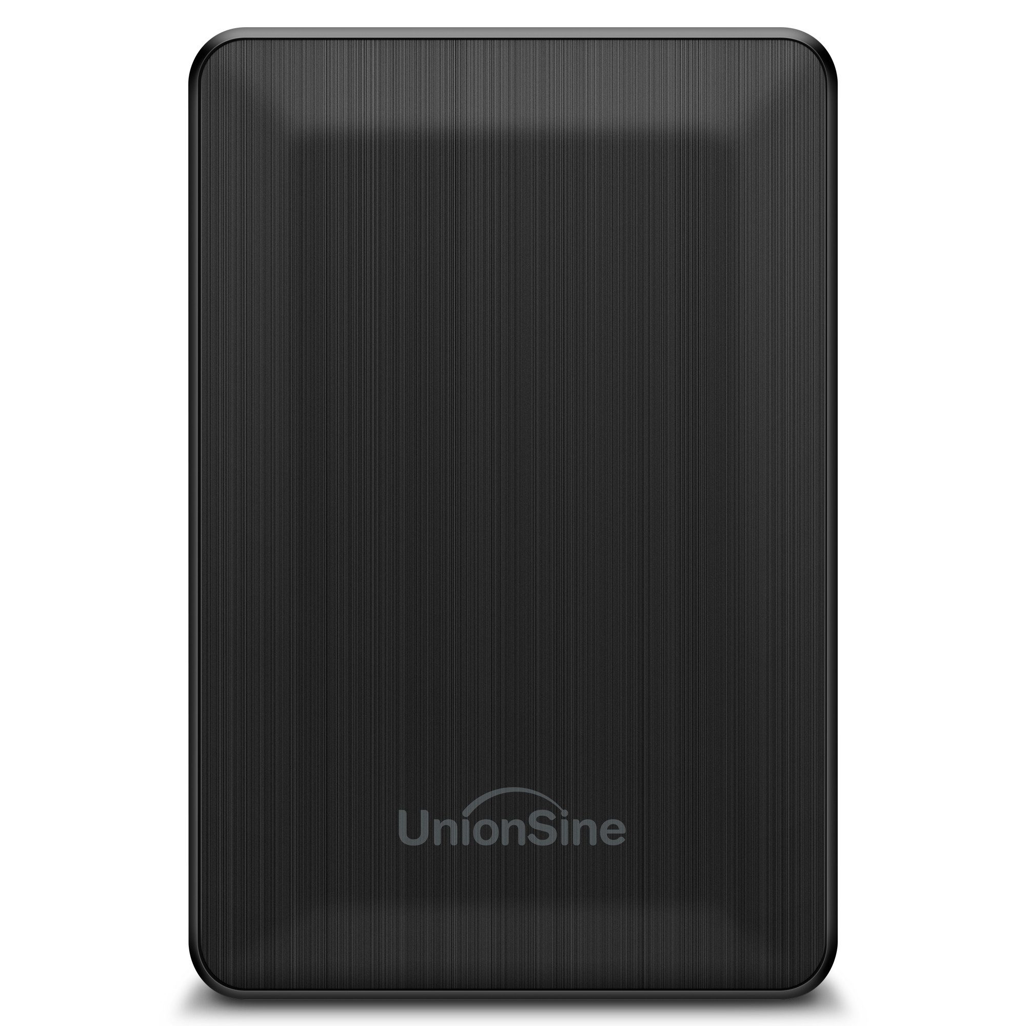 UnionSine USB 3.0 Externe Festplatte HD2513 500GB 2,5" HDD PC Laptop Speicher externe HDD-Festplatte (500GB) 2,5" 125 MB/S Lesegeschwindigkeit, 103 MB/S Schreibgeschwindigkeit, für PC, Laptop, PS4, PS5, Xbox - kompatibel mit Windows, Mac, Linux