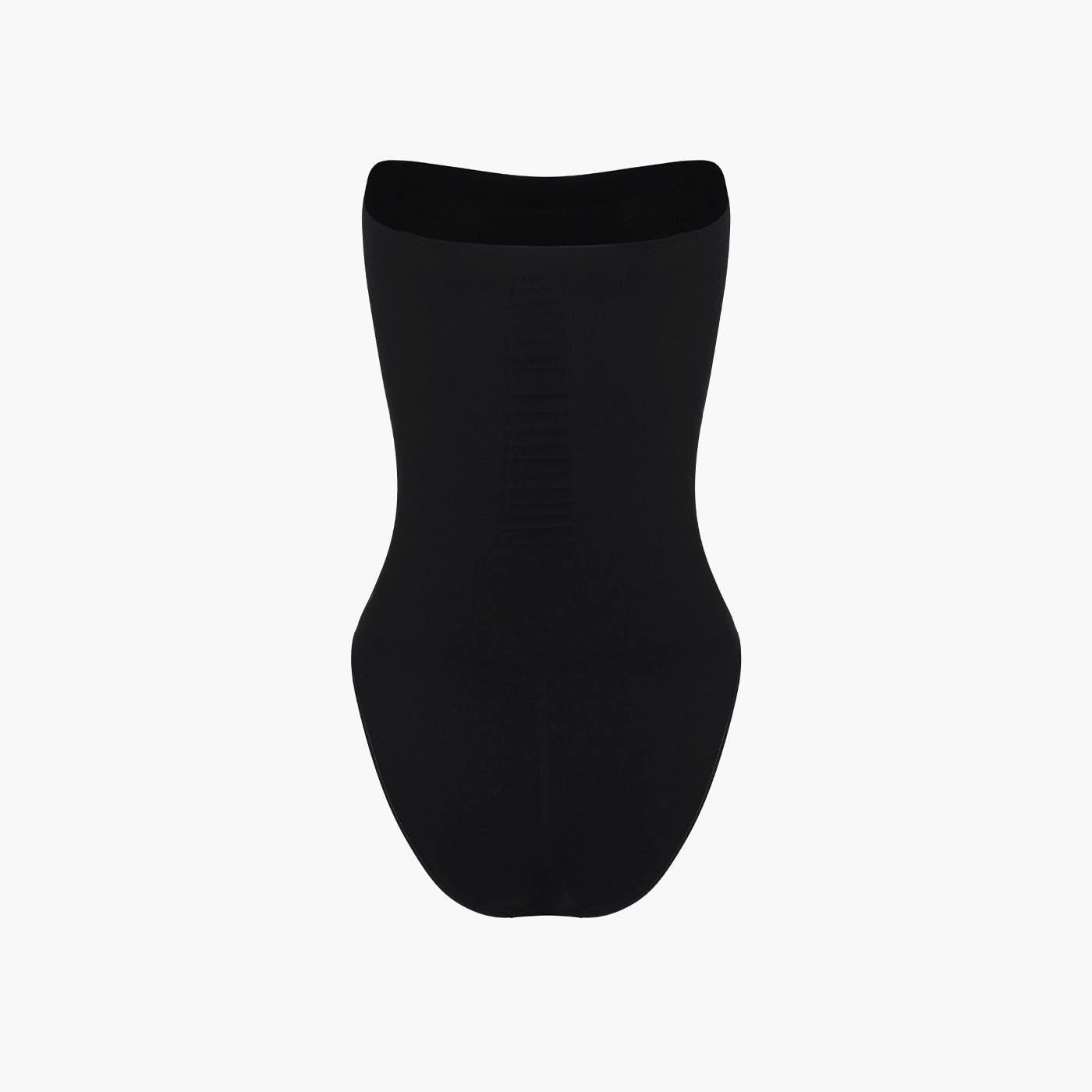 cfab (creamy fabrics) Miederbody Trägerloser Bodysuit Sculpting Shapewear mit Slip-Dark Beige-XL (1-tlg) Figurformend