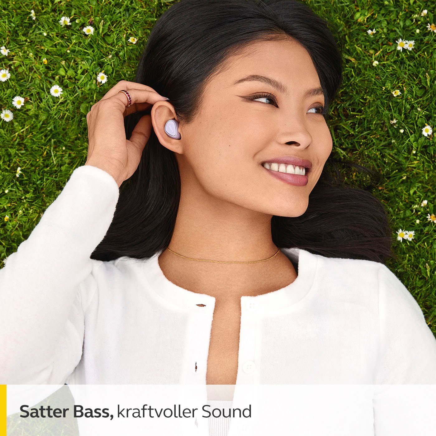 Jabra Elite Assistant, 3 Bluetooth) In-Ear-Kopfhörer Siri, (Geräuschisolierung, Alexa, lila Google