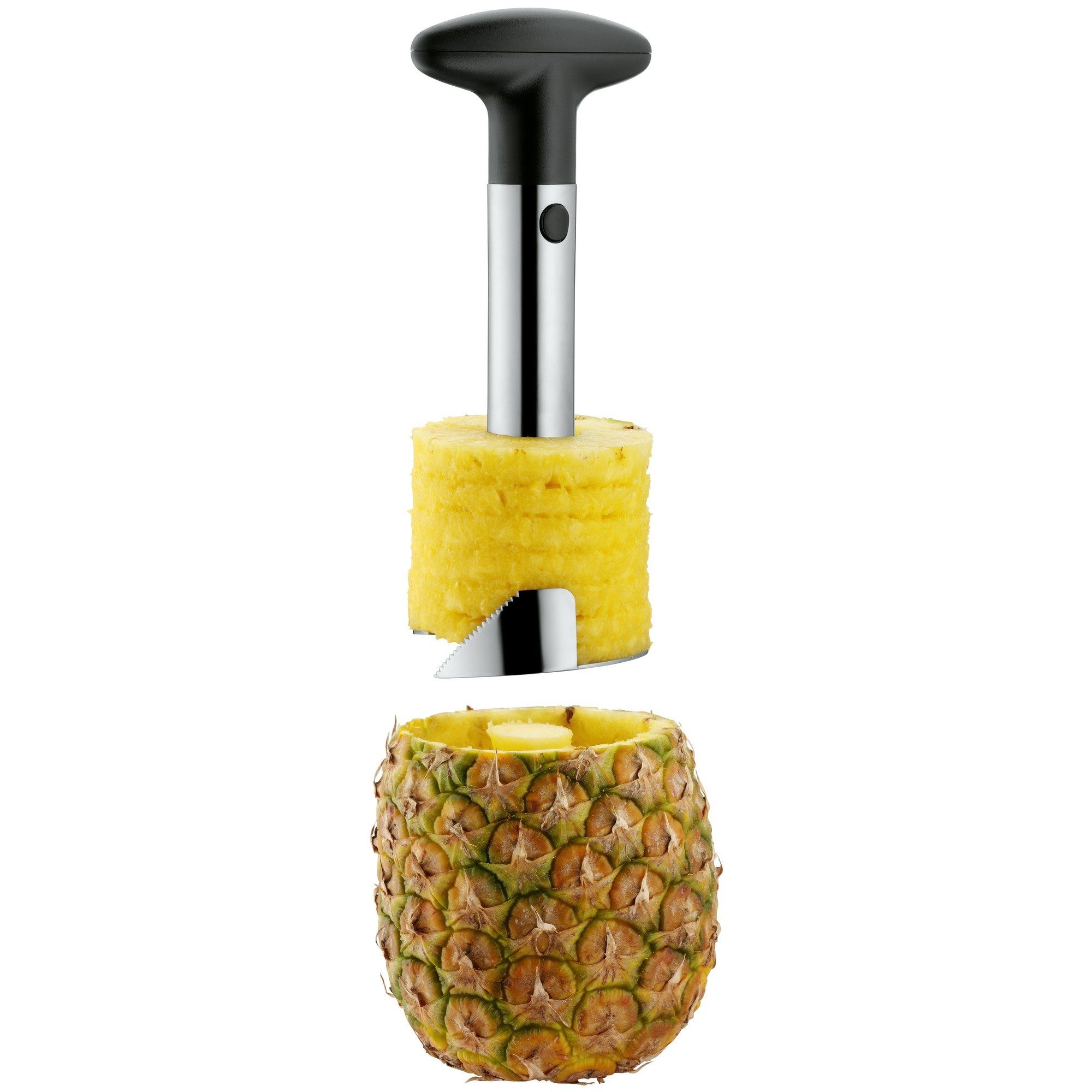 WMF Sparschäler Gourmet Ananasschneider, (1x Ananasschneider Edelstahl (8 cm, innen Ø 3 cm), 1-tlg., 1x Ananasschneider Edelstahl (8 cm, innen Ø 3 cm), Gourmet