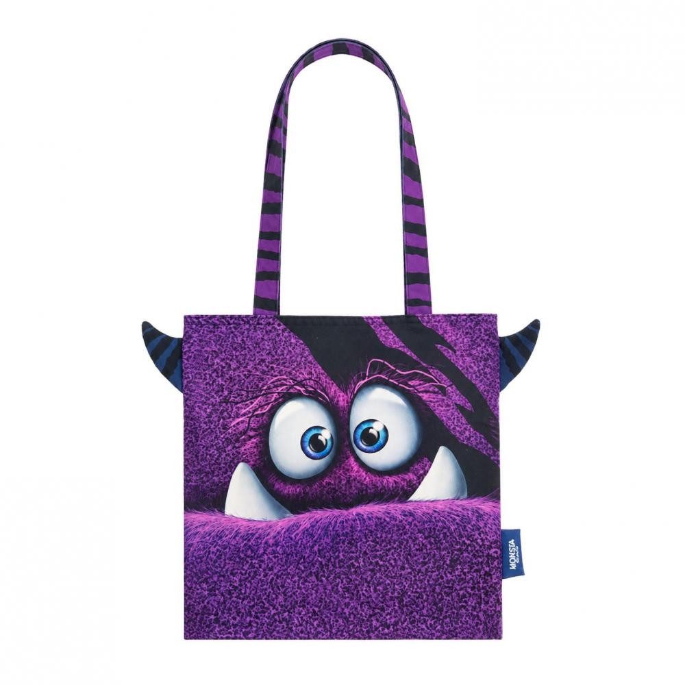 Swafing Stoff - Monsta Bags-Panel by Thorsten Berger - lila
