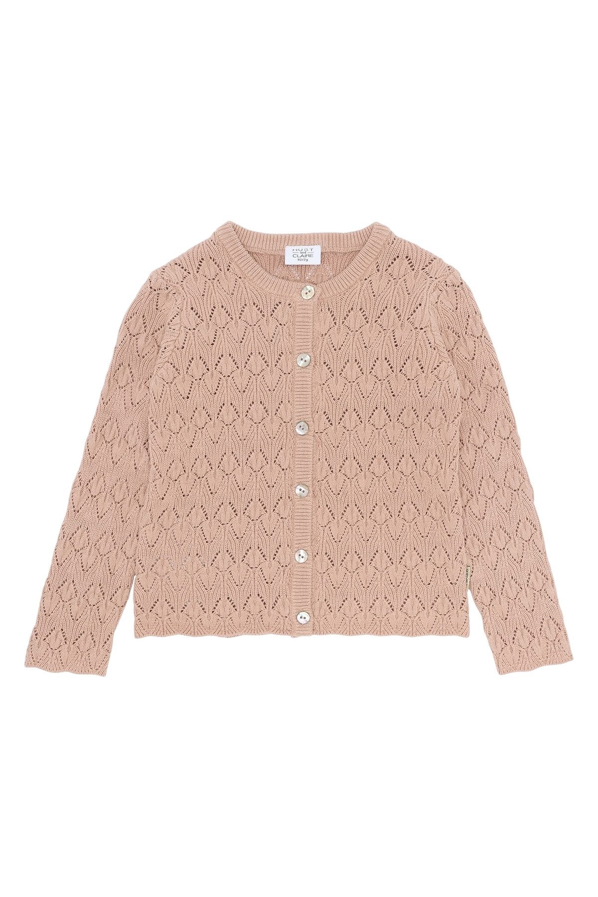 Hust & Claire Ajourstrickjacke Cilja (1-tlg) Hust & Claire Mädchen Strickjacke Cilja – Cardigan aus 100% Baumwolle