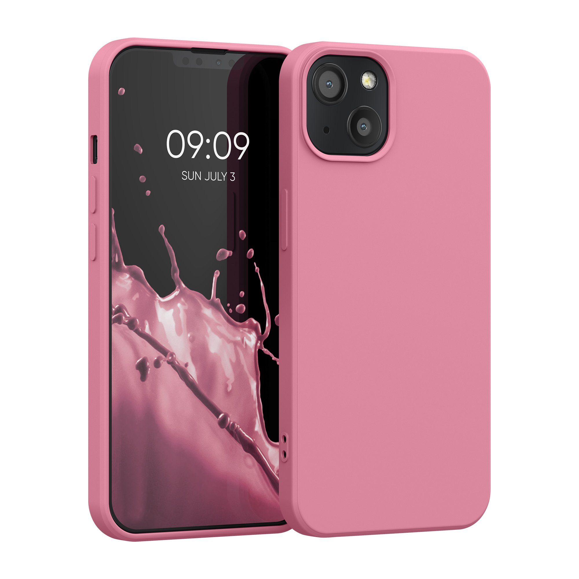 kwmobile Handyhülle Slim Case für Apple iPhone 13, Hülle Silikon Handy - Handyhülle gummiert
