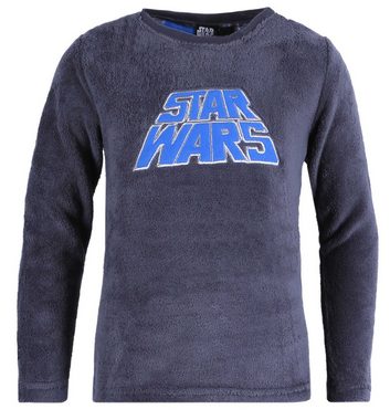 Sarcia.eu Schlafanzug Grauer blauer Pyjama Star Wars DISNEY 7-8 Jahre, 128