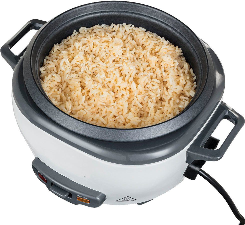 RUSSELL HOBBS Reiskocher Midi 27030-56, 300 W, klein, 0,8l, inkl. Dampfgarer-Einsatz, Warmhaltefunktion – Bild 5 von 5