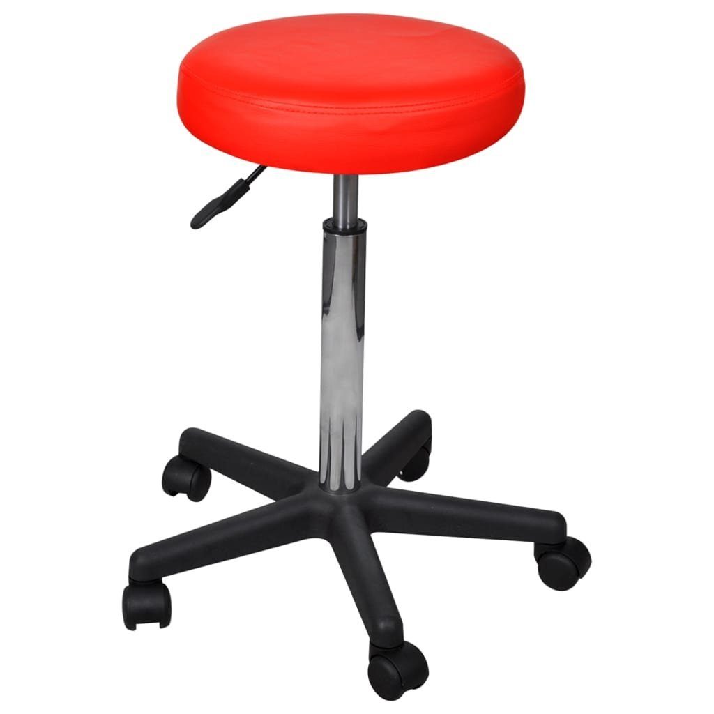 vidaXL Bürostuhl Bürohocker 2 Stk. Rot günstig online kaufen