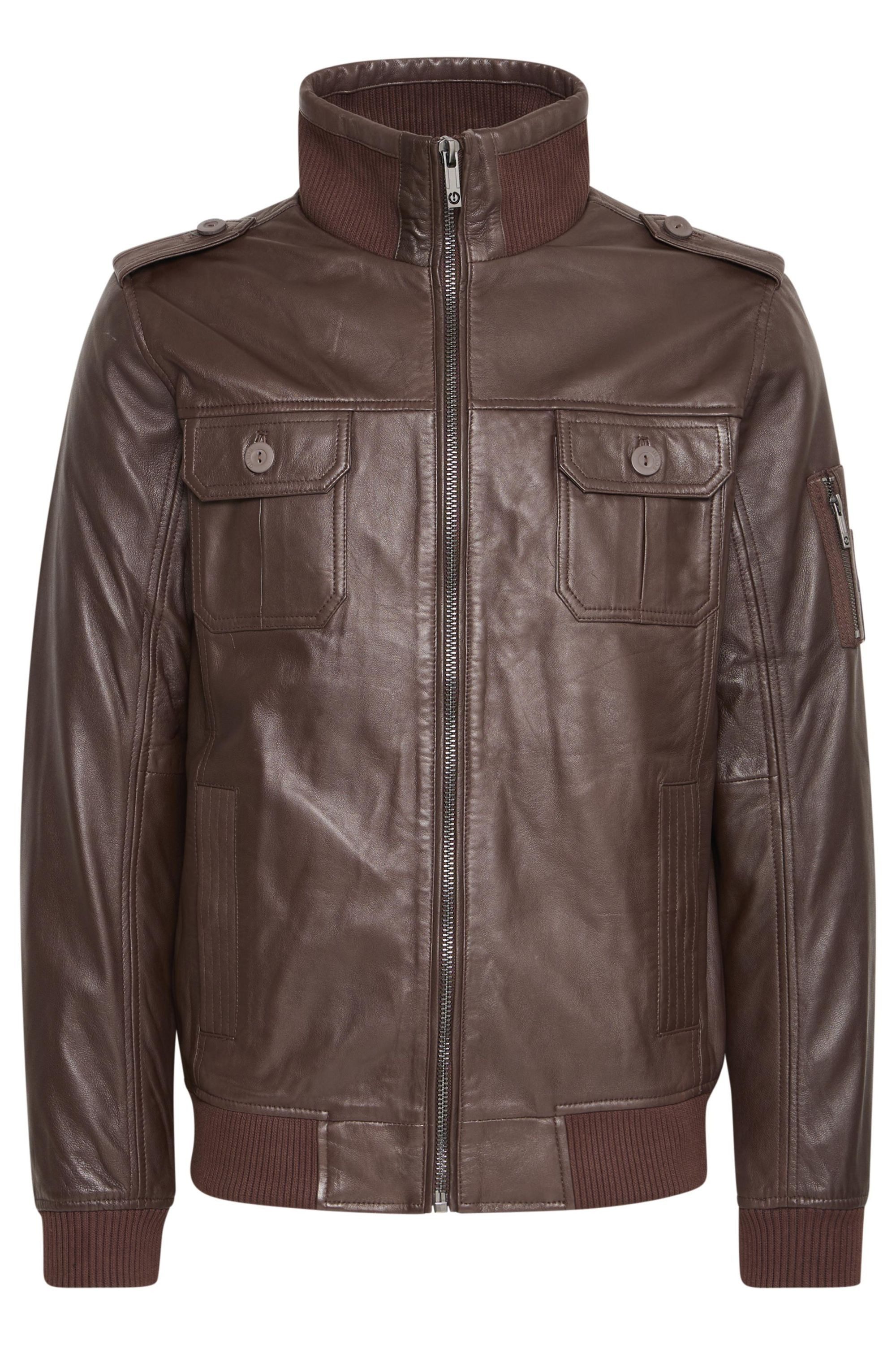 !Solid Lederjacke SDFamash Bikerjacke aus 100% günstig online kaufen