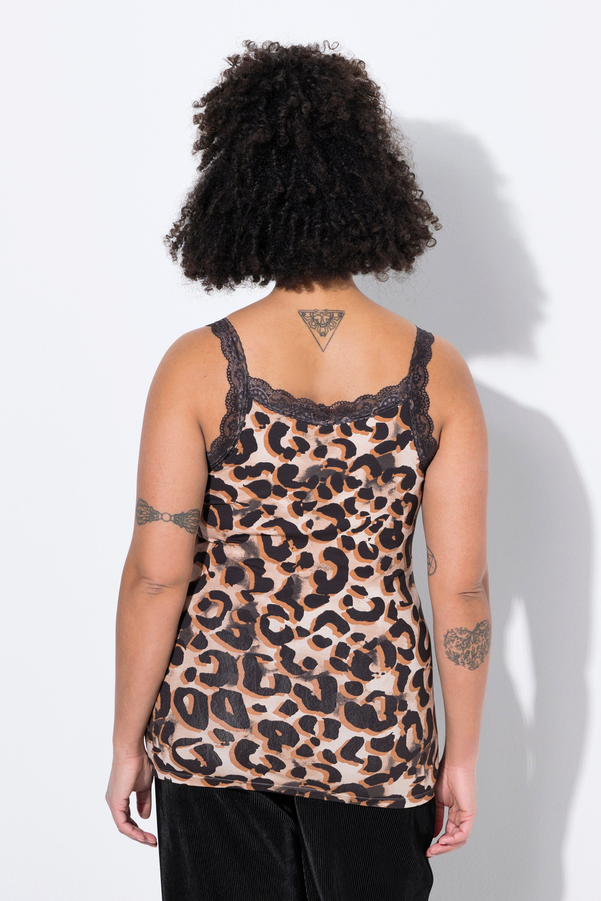 MIAMODA Longtop Top Slim Fit Leo Ziersteinchen