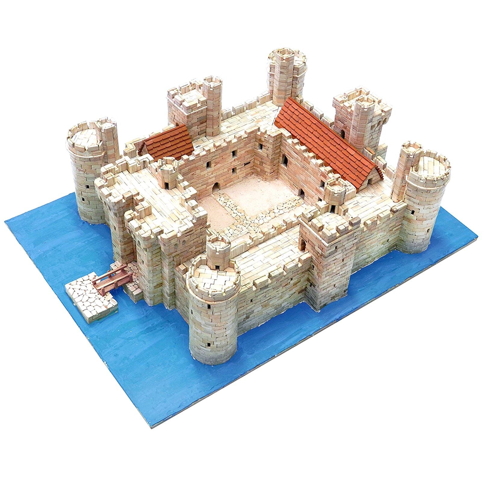 Firma Aedes Ars S.L. ® Modellbausatz AEDES ARS Steinbaukasten Burg - Bodiam Castle