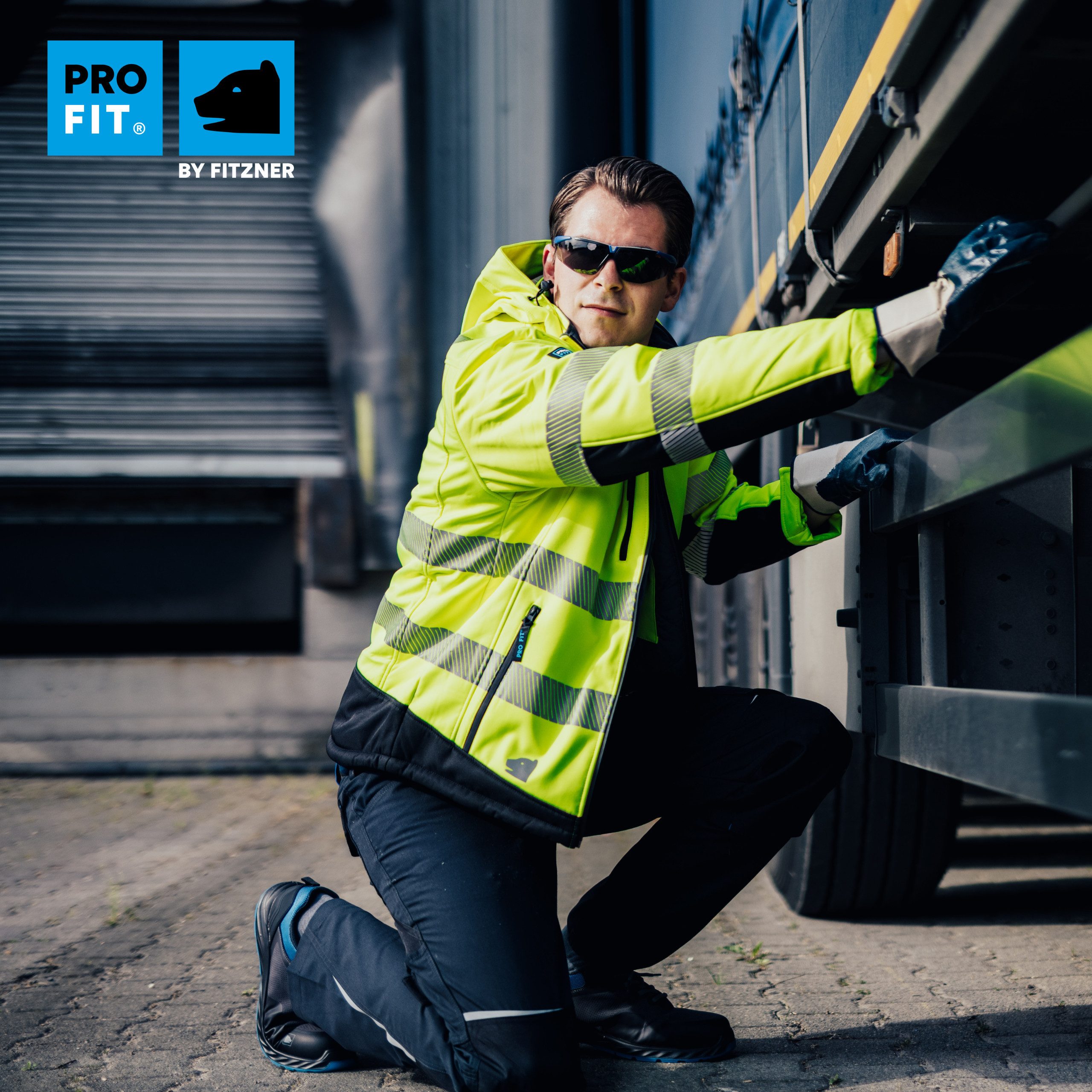PRO FIT 142 ESD Sicherheitsschuhe S3 "Arctos L low", schwarz/blau, Arbeitsschuh (1, Paar) Metallfrei, Atmungsaktiv, Kunststoffkappe