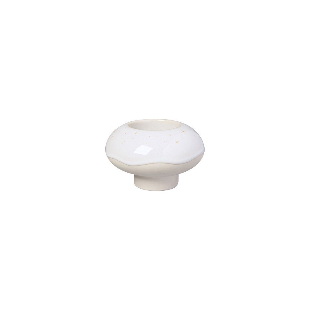 like. by Villeroy & Boch Kerzenständer Winter Glow Kerzenhalter Donut, 9x9x5,5 cm (1 St)
