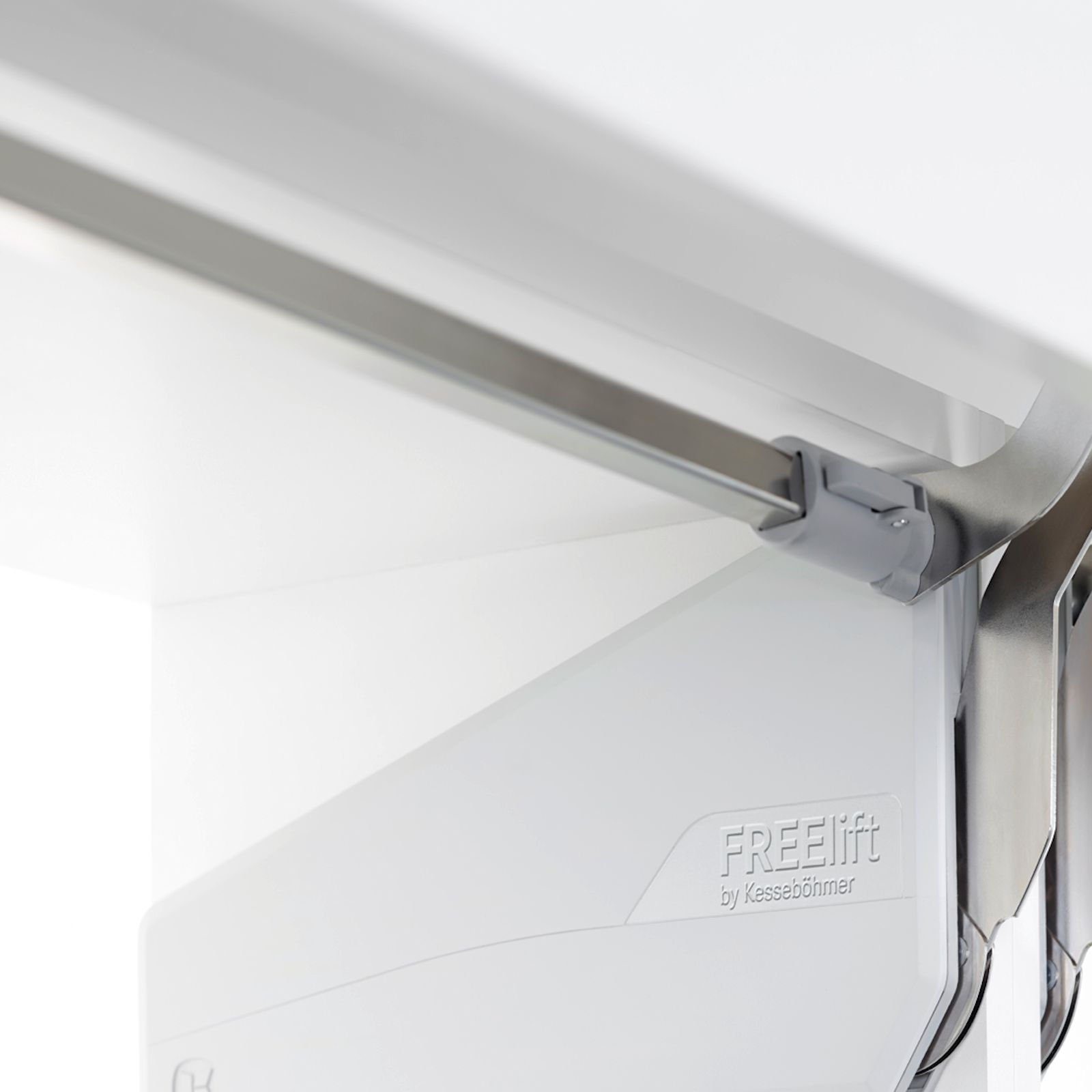 Kesseböhmer Möbelbeschlag Klappenbeschlag Kesseböhmer FREEslide, Stabilisierungsstange 474 mm (Schrankbreite 600 mm)