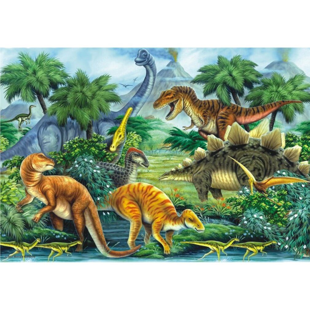 ANATOLIAN Puzzle ANATOLIAN Puzzle Dinosaurier-Tal 260 Teile, Puzzleteile