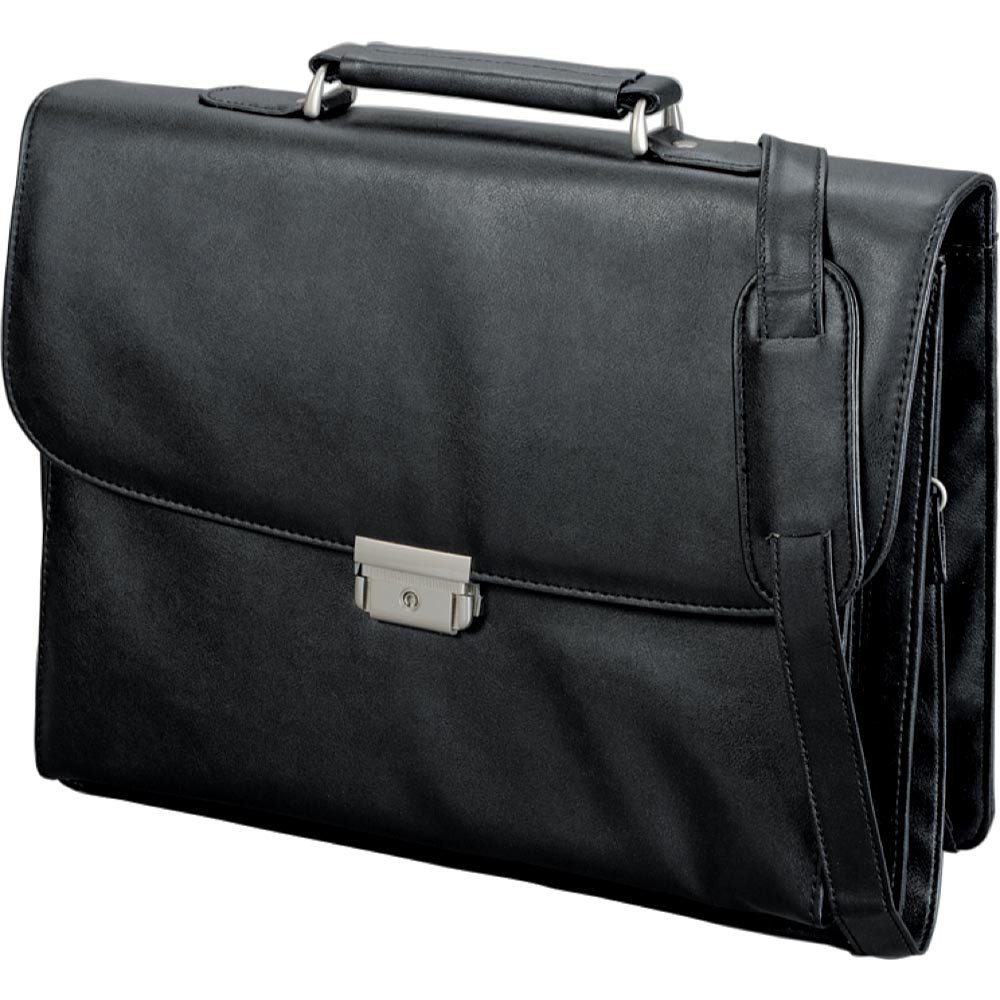 Alassio® Umhängetasche 1 Aktentasche CANTANA Lederimitat - schwarz (1-tlg) günstig online kaufen