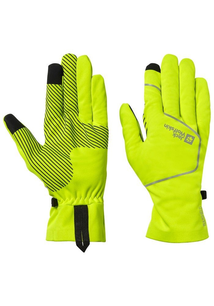 Jack Wolfskin LIGHT Multisporthandschuhe neongelb MOROBBIA GLOVE