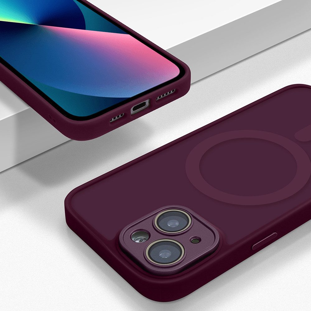 FITSU Handyhülle Schutzhülle für Apple iPhone Hülle MagSafe kompatible Handyhülle Case, Hülle für Apple iPhone 16 Pro Max, 16 Pro, 16, 15 Pro, 15, 14, 13 Case