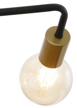 Leonique Tischleuchte »Jarla«, Tischlampe mit goldfarbenen Fassungen, Höhe 42 cm