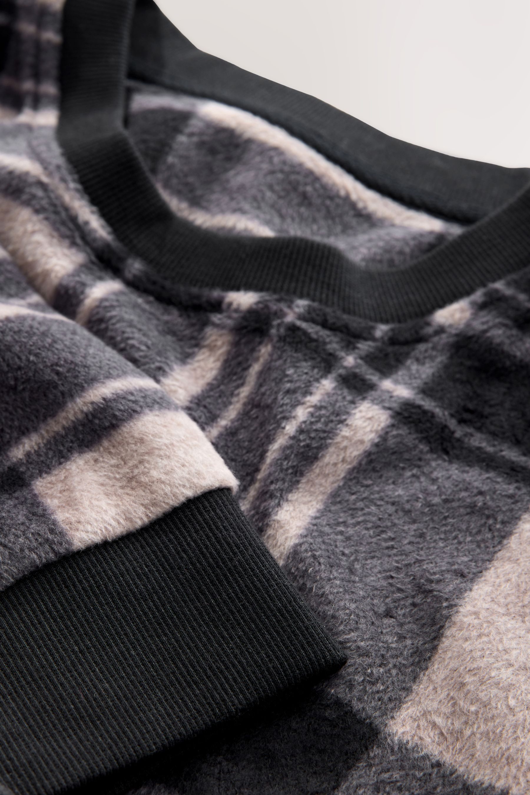 Next Pyjama Karierter Flanell-Schlafanzug aus Jersey (2 tlg)