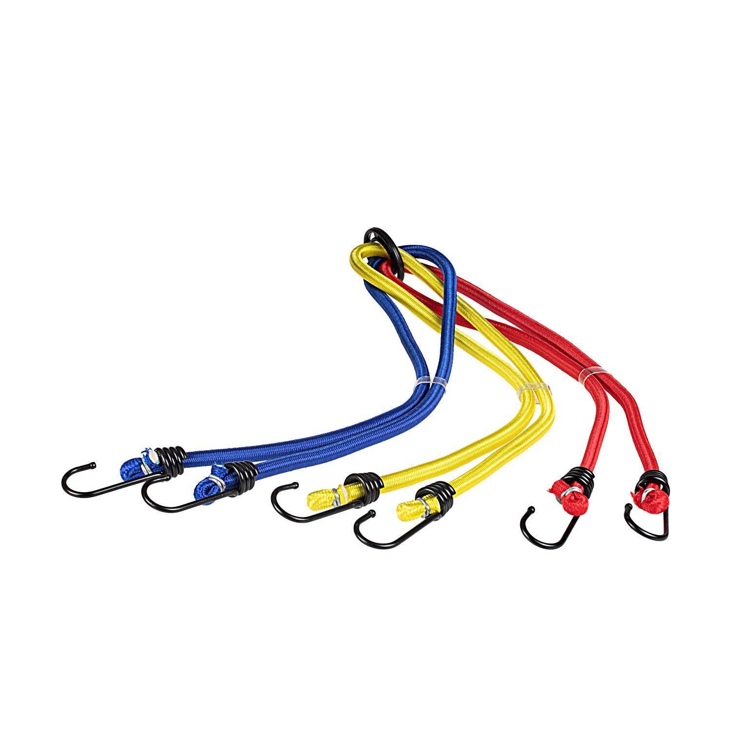alca Gepäckgurt Gepäckspanner Haken Gepäckhexagon 6 x 40 cm Gummi-Spannseile 6-Armig, (1-tlg., 6x40cm (Hexagon)