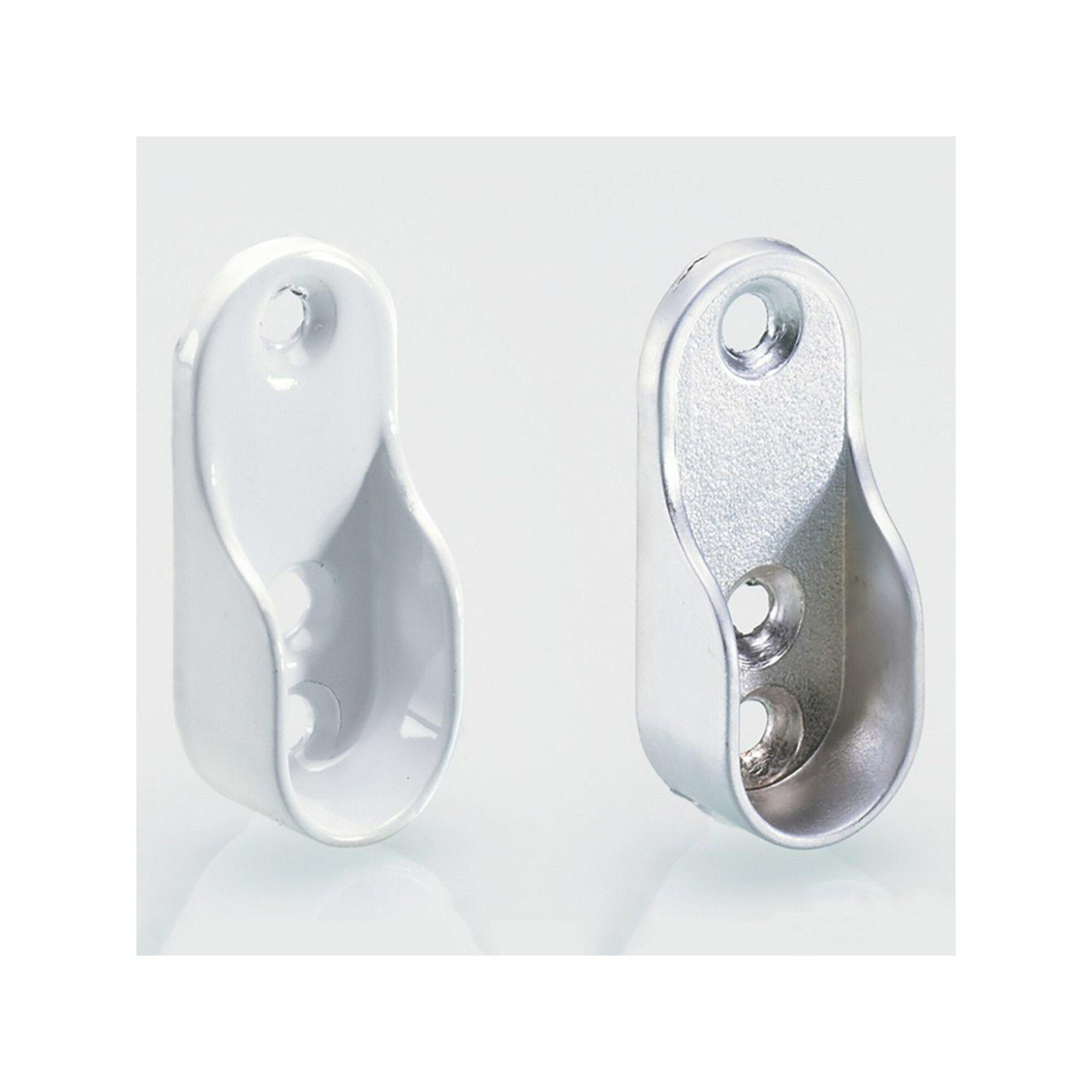 Hettich Kleiderstange Hettich Schrankrohr-Lager 9079719 für Kleiderstange 30x15mm aluminiumo