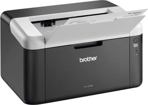 Brother HL-1212W Schwarz-Weiß Laserdrucker, (WLAN (Wi-Fi), Kompakter S/W-Laserdrucker mit WLAN)