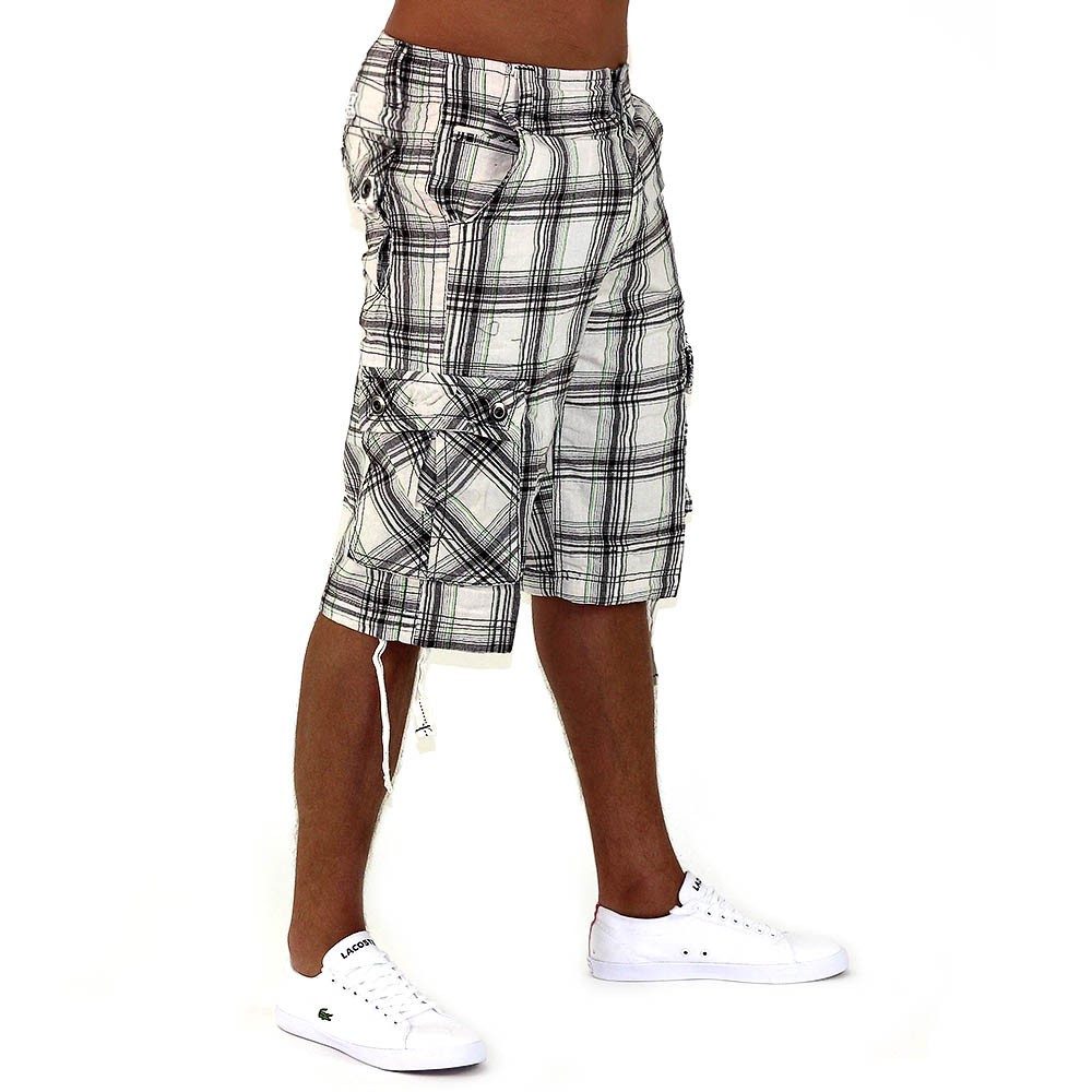 Max Men Cargoshorts Fresh-Look ID725 für Herren (1-tlg) Baumwolle Regular fit unifarben wärmend Reißverschluss