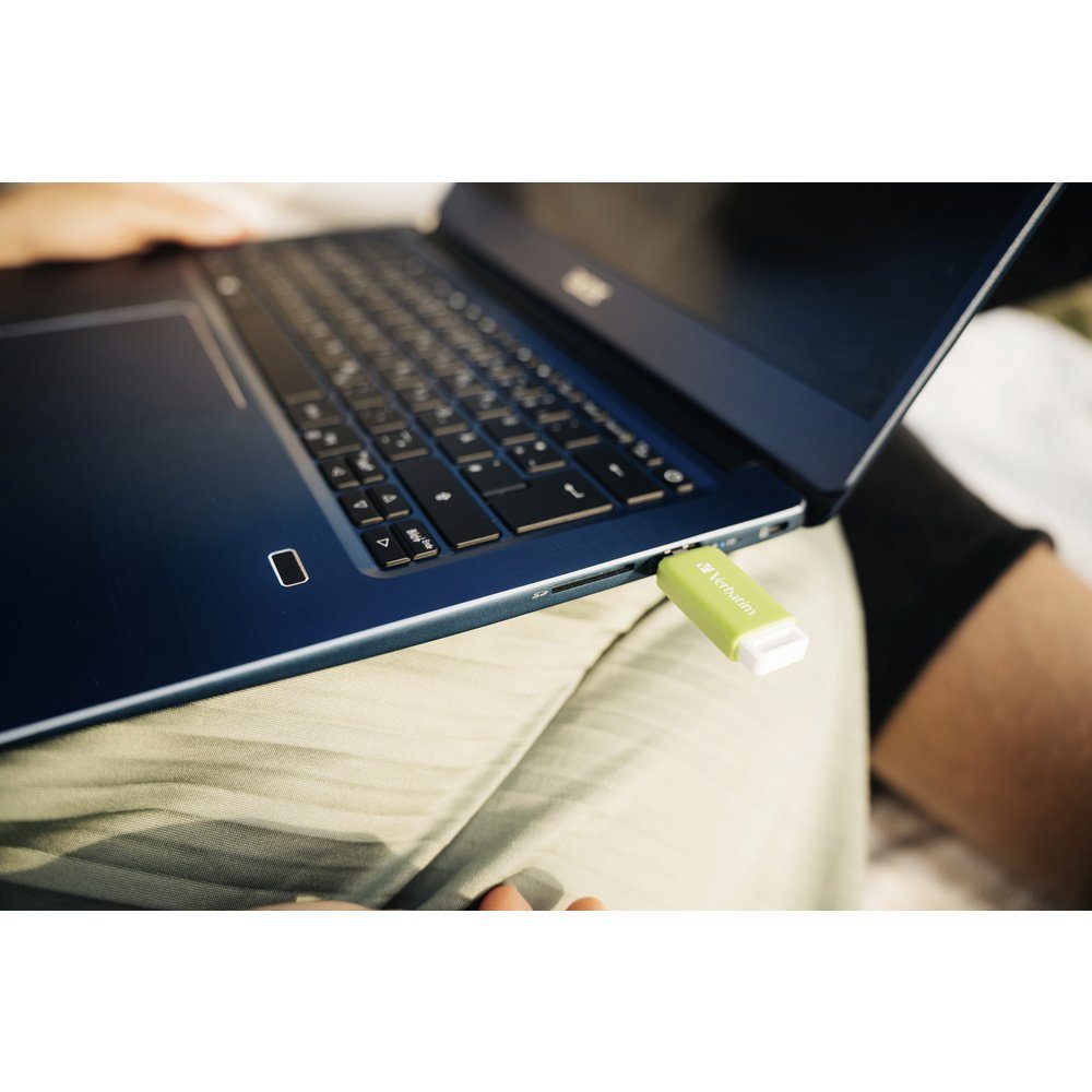 Verbatim Verbatim V DataBar USB 2.0 Drive USB-Stick 32 GB Grün 49454 USB-A (US USB-Stick