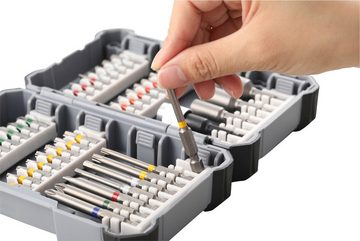 Bosch Professional Bit-Set Pick&Click, 45-teilig, mit Schrauber-Griff