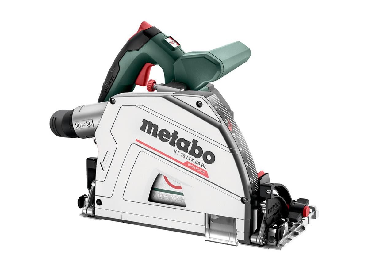 metabo Tauchsäge Akku KT 18 LTX 66 BL, Set, 5-St., ohne Akku und Ladegerät, inkl. metaBOX, Sägeblatt, Staubsack und Sechskantschlüssel