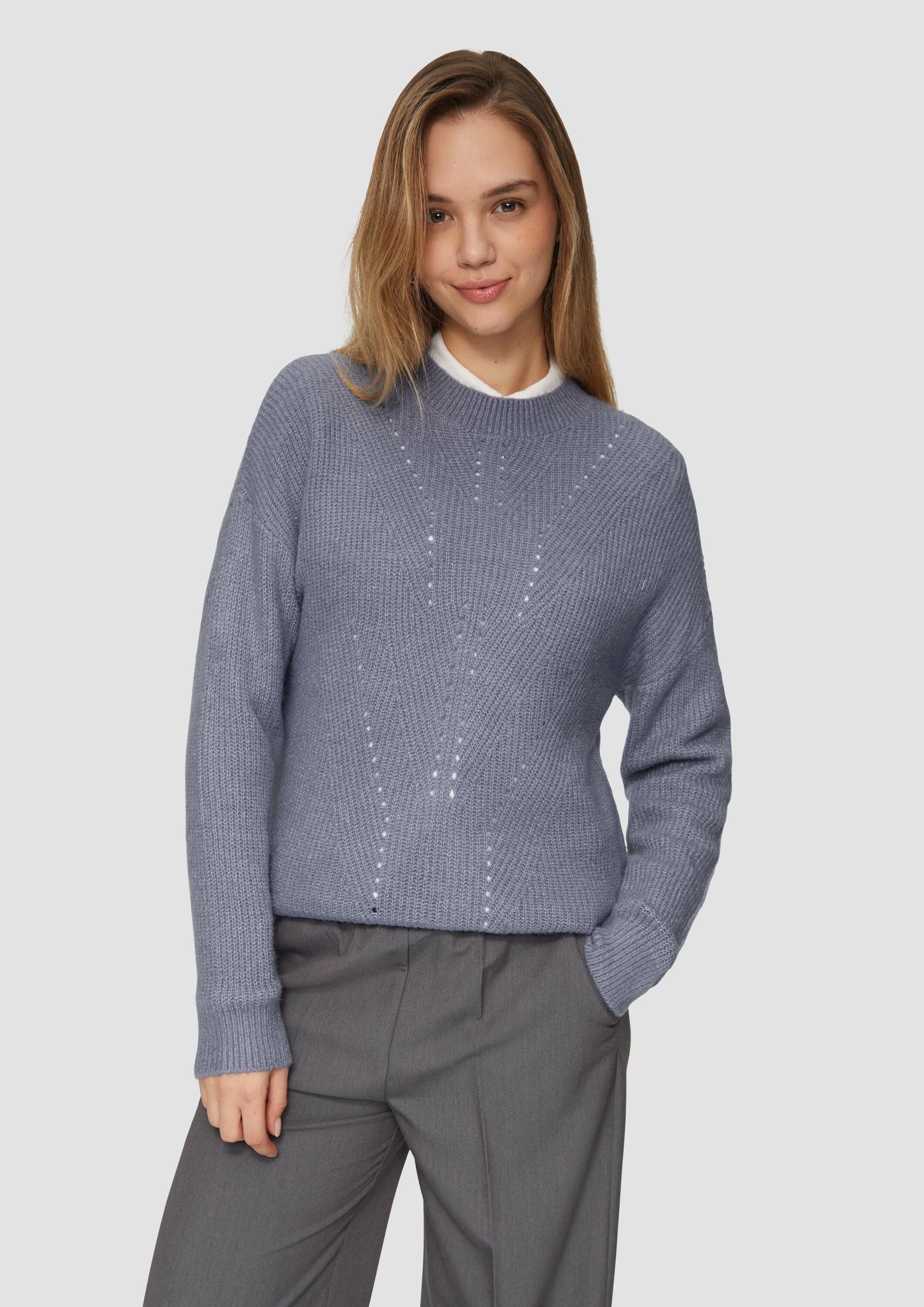 QS Longpullover Strickpullover (1-tlg) günstig online kaufen