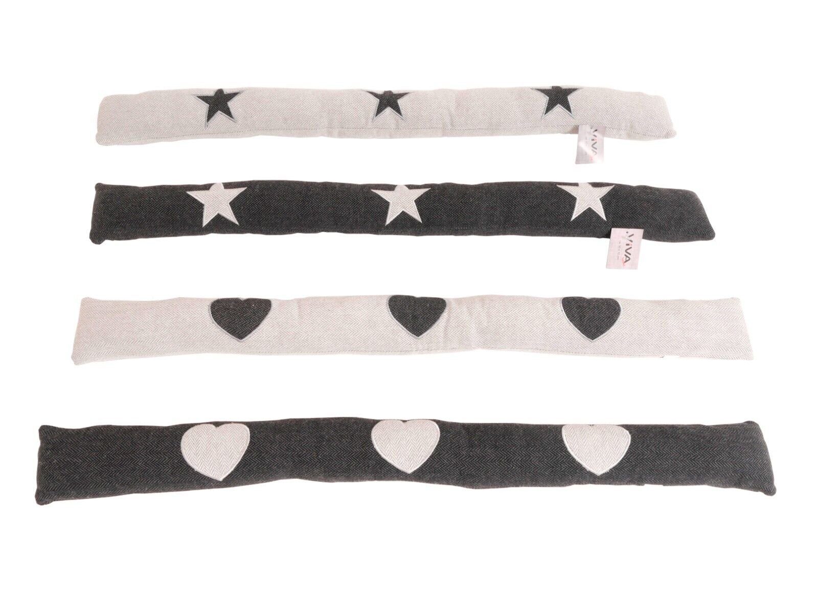 Meinposten Ограничитель сквозняков Ограничитель сквозняков Windstopper Türwindstopper Microfaser Stern Herz, 1-tlg.