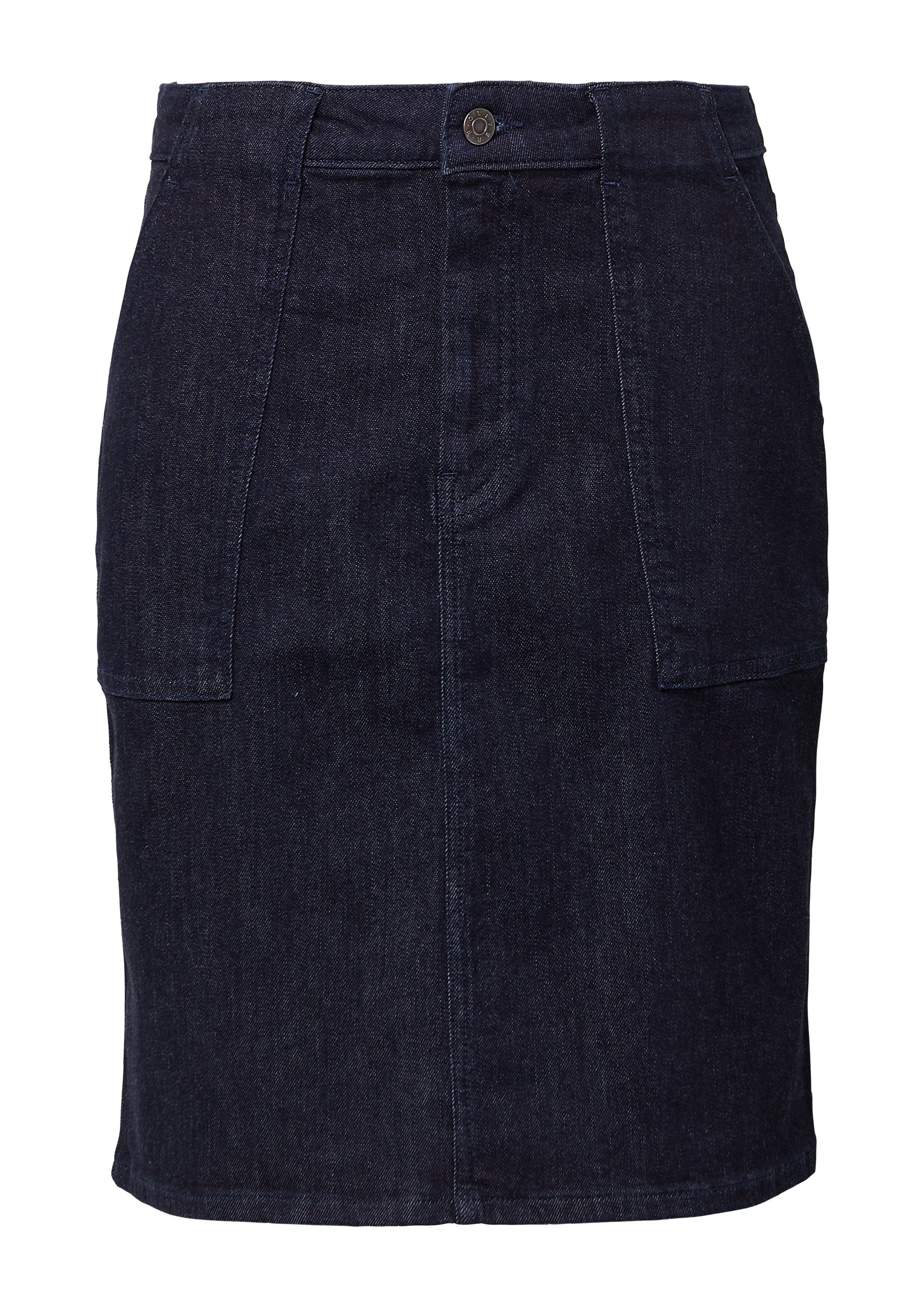 s.Oliver Minirock Rock Jeansrock mit aufgesetzten Taschen, 360° Denim günstig online kaufen