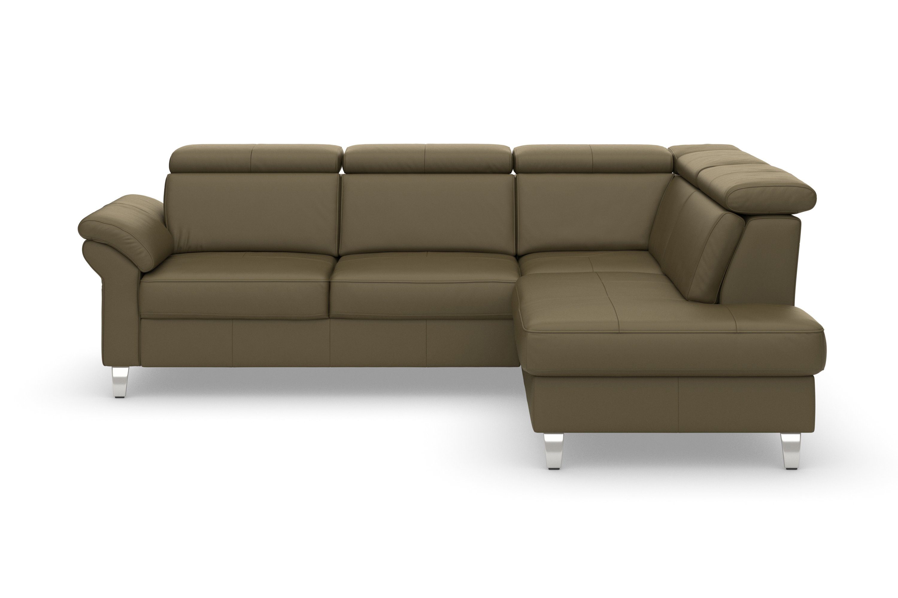sit&more Ecksofa Arngast L-Form, inklusive Kopfteilverstellung und Federkern