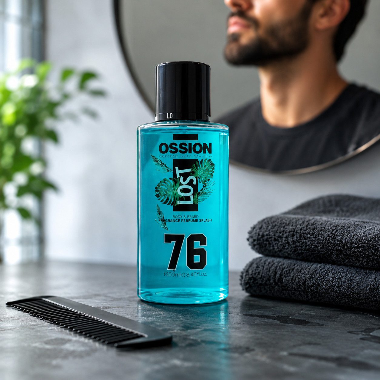 Morfose Eau de Cologne Morfose Ossion Lost Body & Beard Parfum für Herren 250 ml
