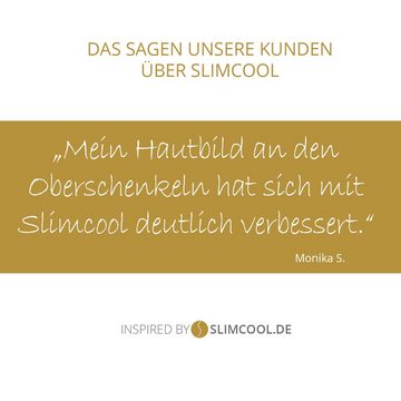 SlimCOOL Shapingleggings Abnehmen durch Kühlung, PowerBoots, Cryo Shapewear (aktiviert m. Wasser) (1-tlg) elastisch, individuelle Weitenregulierung dank Klettverschluss, kühlend