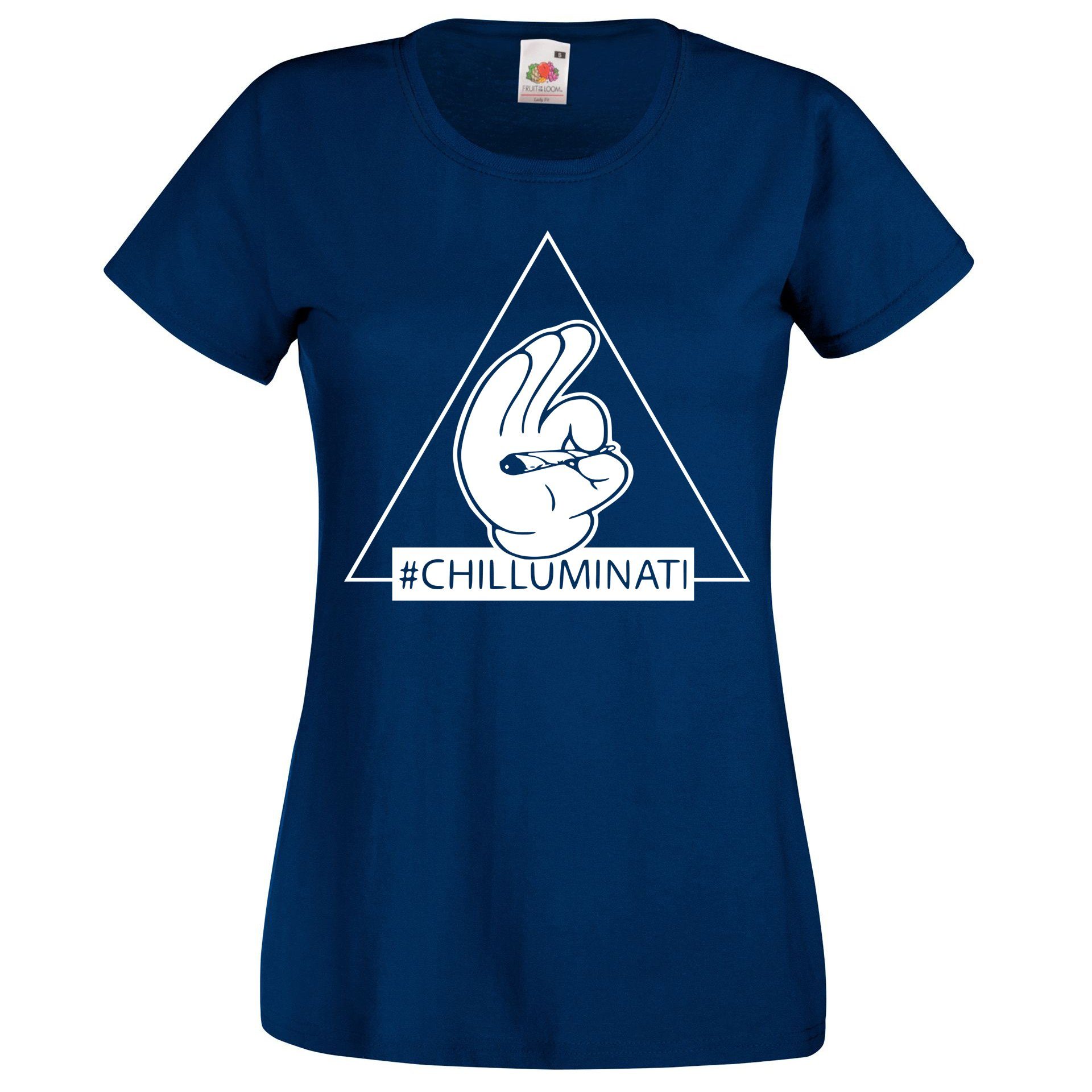 Youth Designz T-Shirt »Chilluminati Damen T-Shirt« mit lustigem Frontprint  online kaufen | OTTO